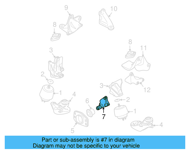Support 3B7-199-343-C - View 3