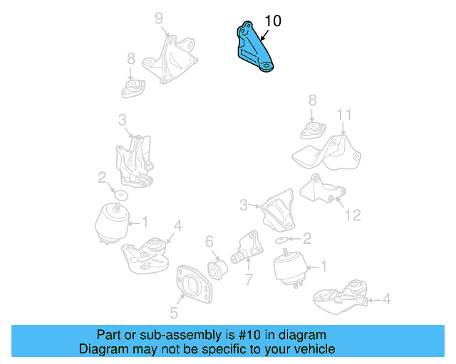 Trans Support 8D0-399-107-T - View 19