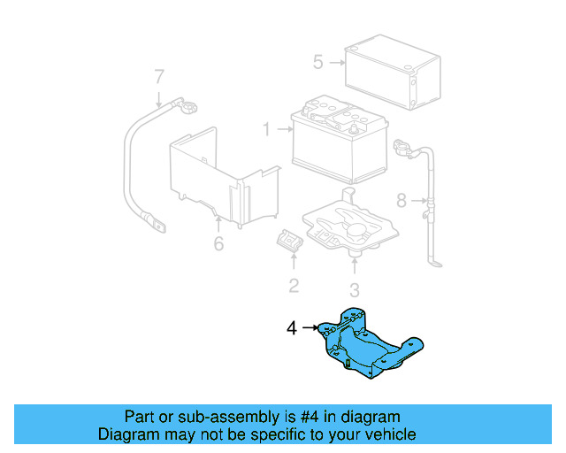 Lower Bracket 1C0-915-351-A - View 3