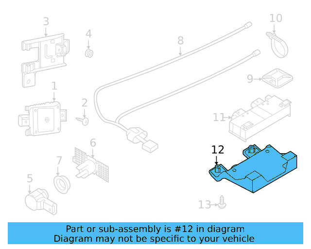 Control Module Bracket 561-962-283 - View 4
