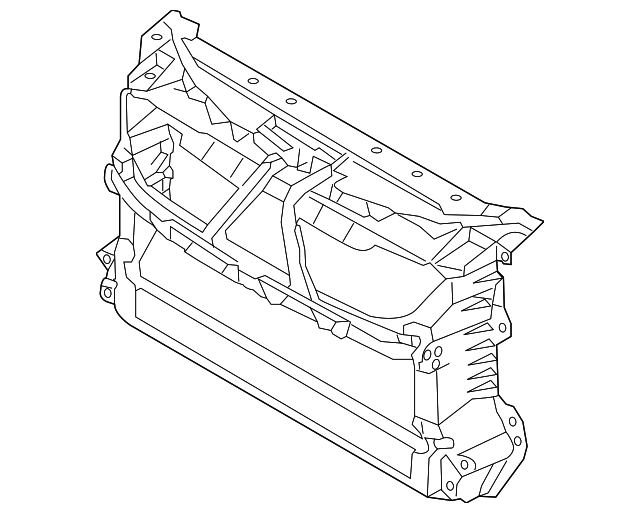 Radiator Support 3D0-805-588-E - View 2