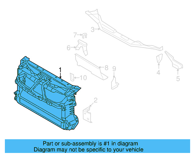 Radiator Support 3D0-805-588-E