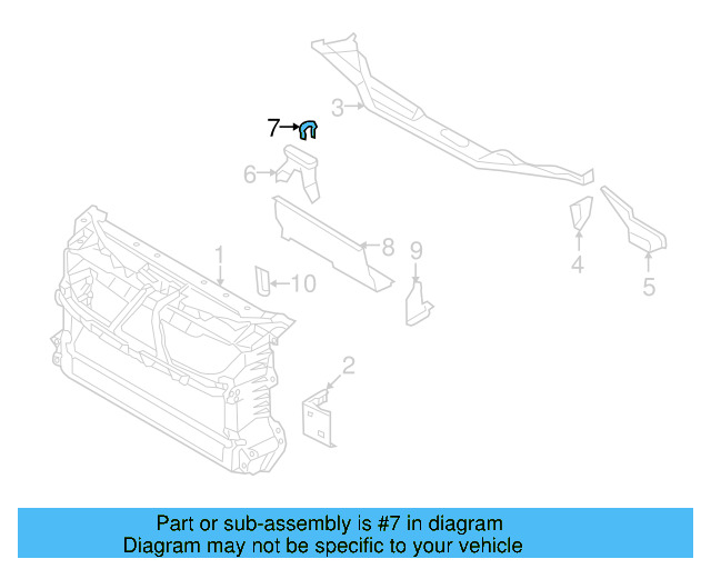 Drain Valve Clamp 4D0-805-469-B - View 6