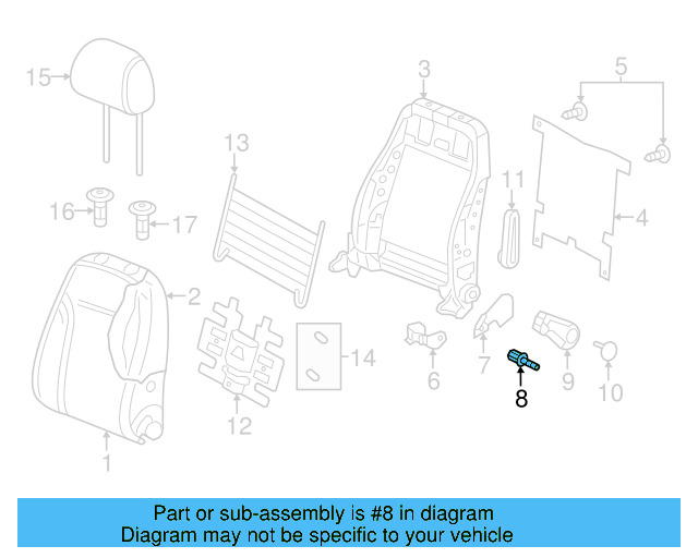 Seat Cushion Spring 1K0-881-305 - View 11