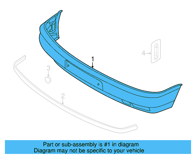 Bumper Cover (Unpainted) 705807101bgru - View 3