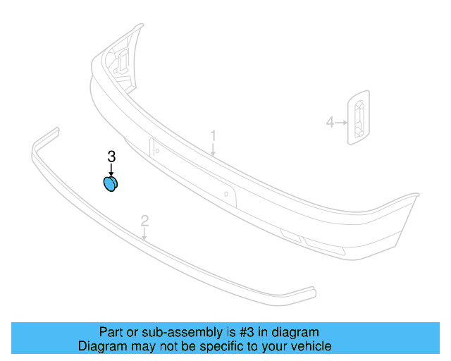 Bumper Cap (Unpainted) 705807179gru - View 5