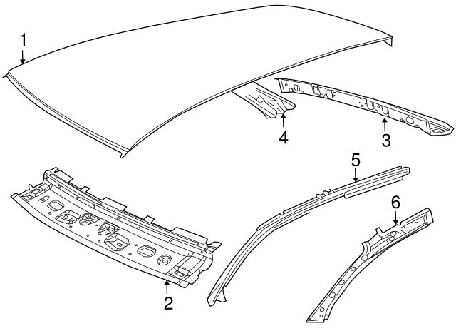 Roof Panel 1K9-817-101-B