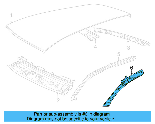 Windshield Pillar Reinforced 1K5-810-412-B - View 9