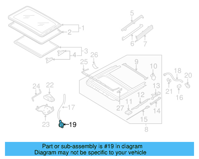 Drain Hose Grommet 8D0-877-242 - View 4