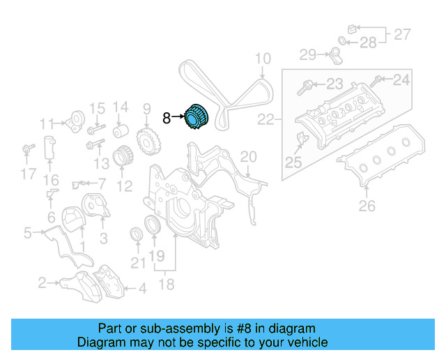 Timing Gear Set 077-105-261-D - View 6