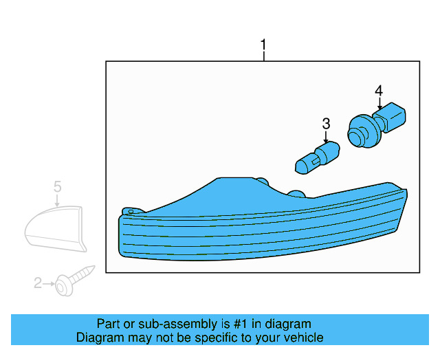 Signal Lamp 3C8-953-042-A - View 8