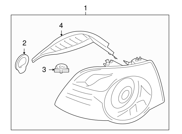 Tail Lamp Assembly Clamp 1Q0-945-569 - View 3