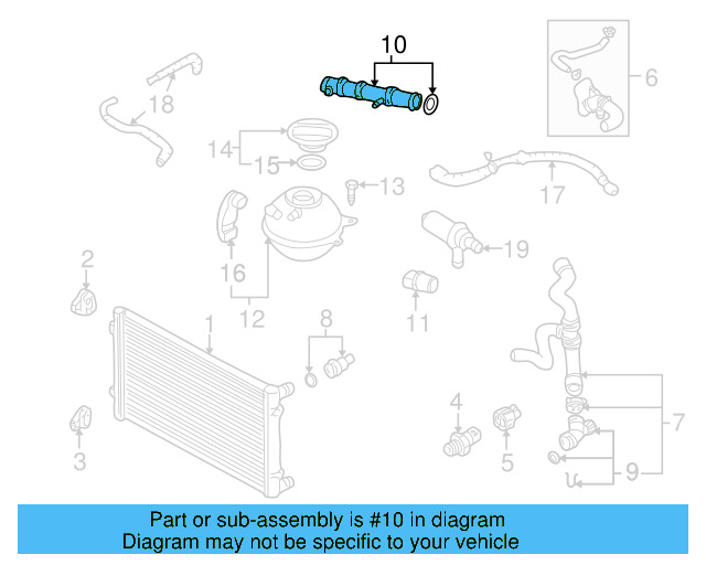 Water Pipe 021-121-050-E - View 15