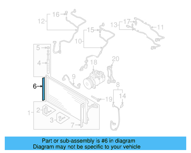 Side Seal 7L0-820-131 - View 7