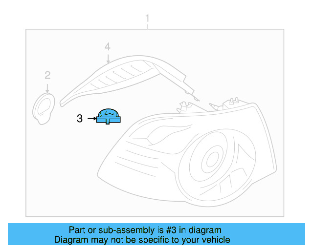 Tail Lamp Assembly Clamp 1Q0-945-569