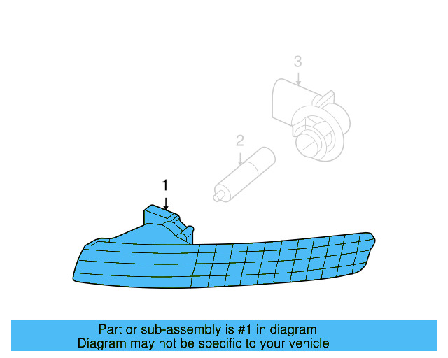 Park Lamp Assembly 1C0-953-042-R