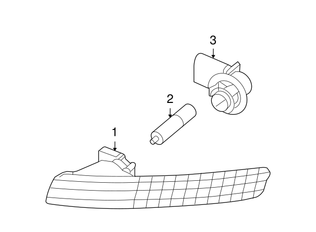 Park Lamp Assembly 1C0-953-041-R - View 8