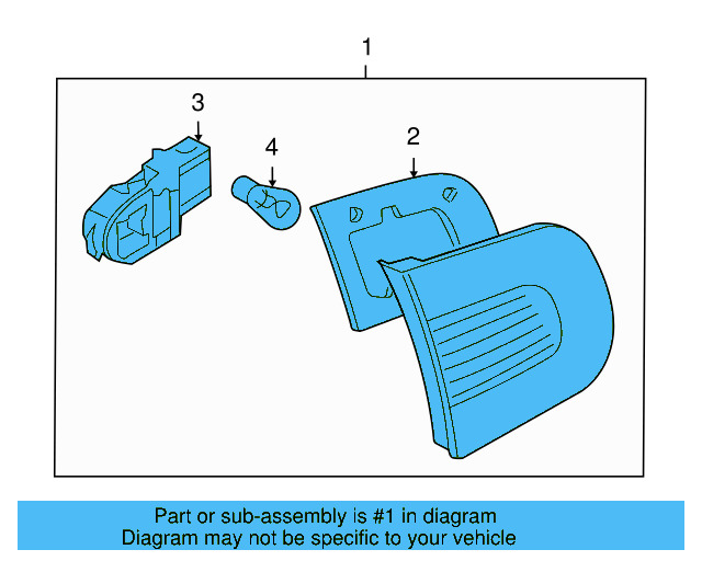Tail Lamp Assembly 1Q0-945-094 - View 3