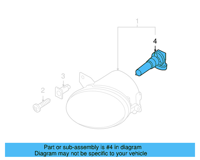 Fog Lamp Bulb N-105-297-01 - View 22