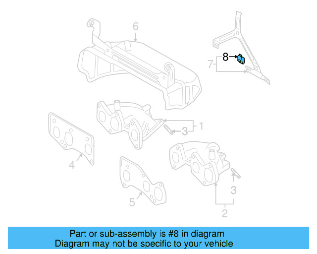 Bracket Clip 07D-971-939 - View 10