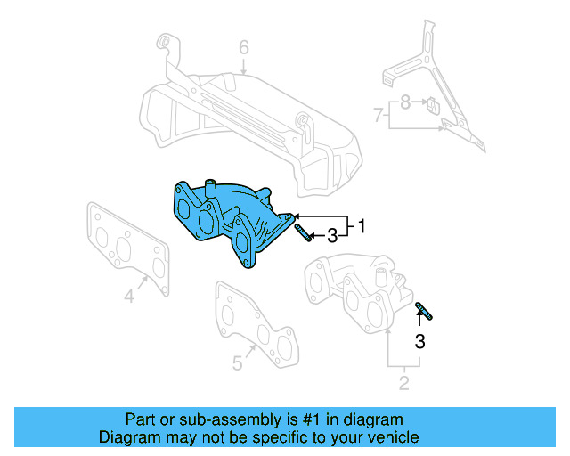 Exhaust Manifold 022-253-031-N - View 8