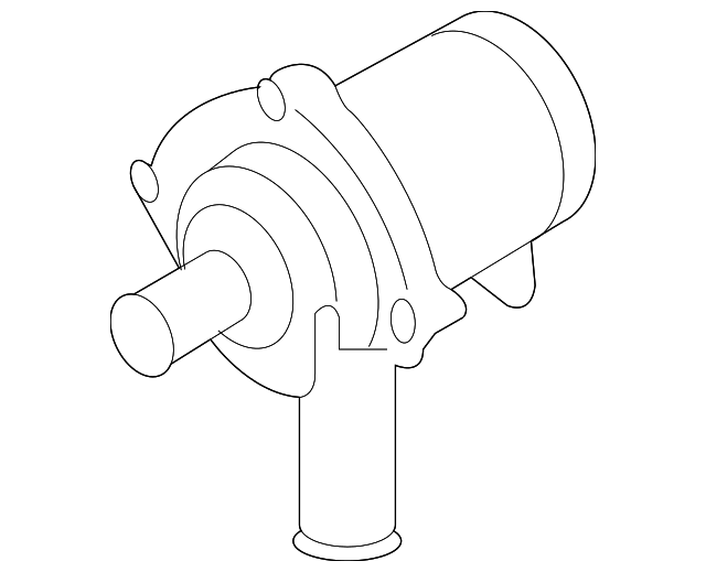 Engine Auxiliary Water Pump 7L0-965-561-L - View 6