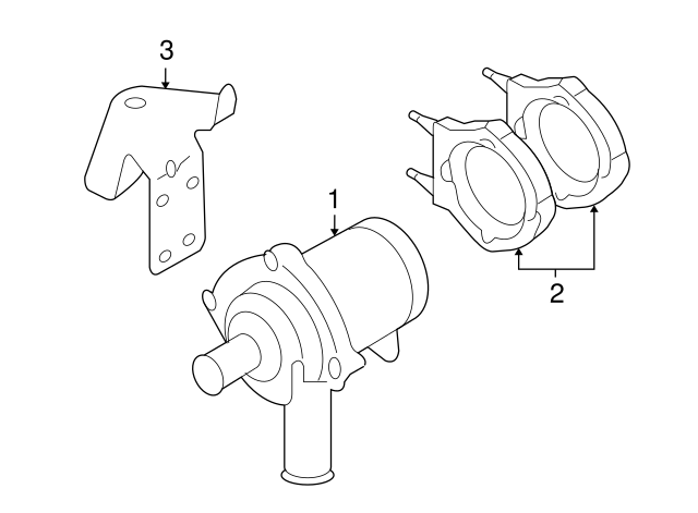 Auxiliary Pump Bracket 066-959-209 - View 17