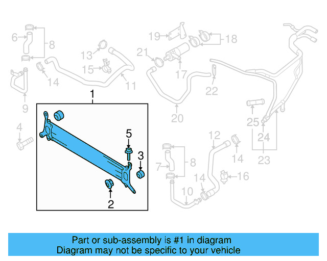 Auxiliary Radiator 7L6-121-212-B - View 4
