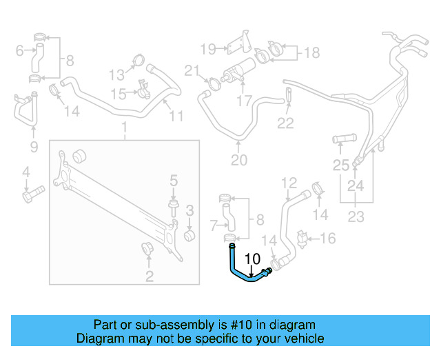 Tube 7L6-121-065-AC - View 3