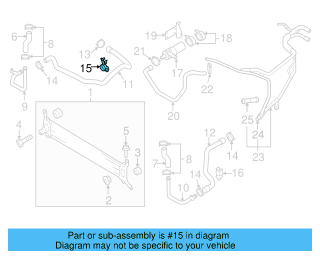 Water Hose Bracket N-104-508-01 - View 5