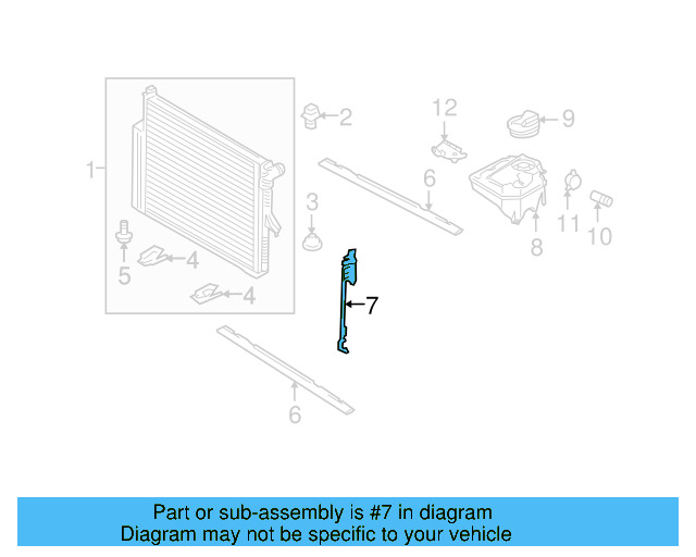 Side Seal 7L0-121-332-B - View 12