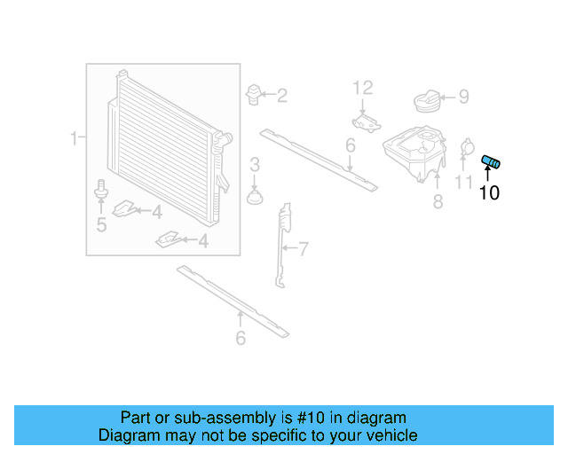 Reservoir Plug 7L6-121-099 - View 12