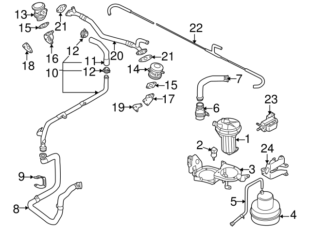 Pressure Hose Bracket 3D0-131-561-B