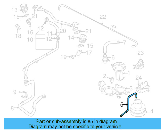 Vacuum Hose 3D0-129-482 - View 6