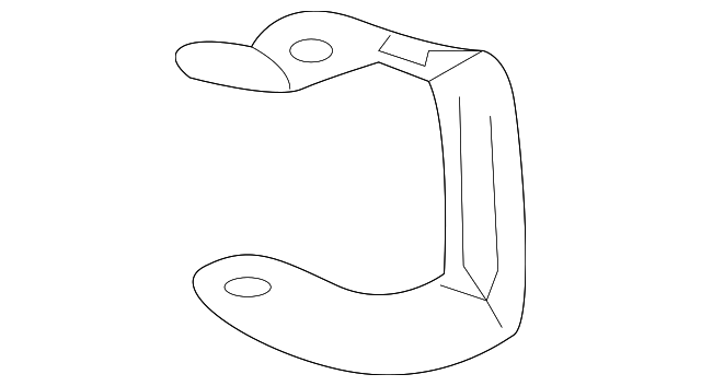 Pressure Hose Bracket 3D0-131-561-B - View 2