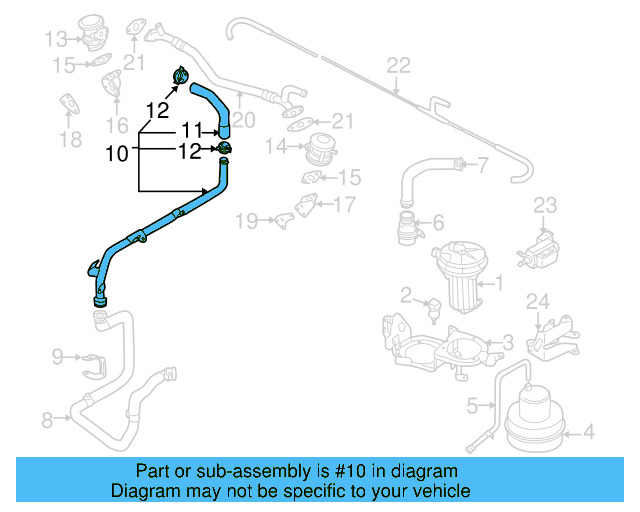 Connector Hose 3D0-131-849 - View 4