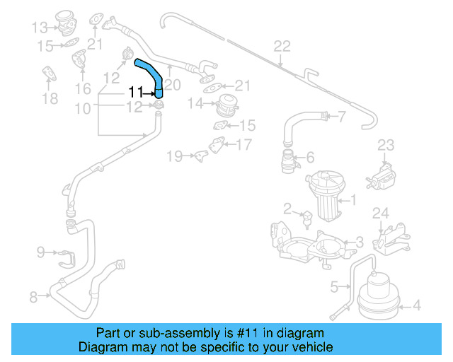 Connector Hose 3D0-131-849 - View 5