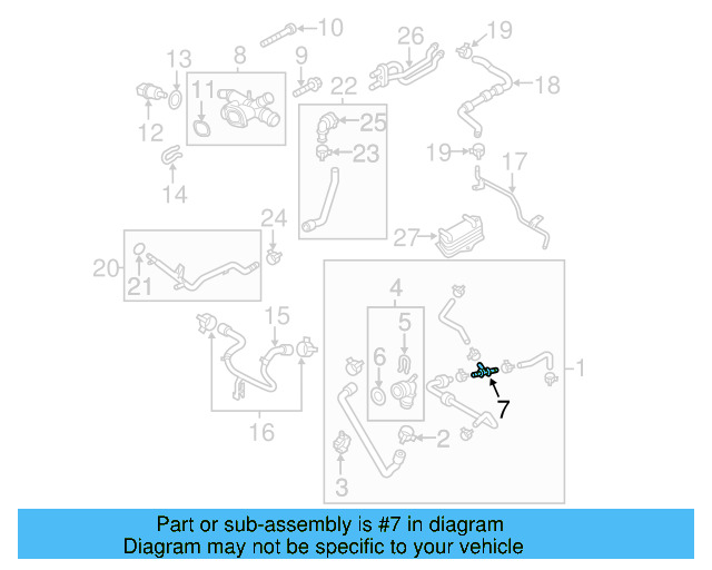 Hose & Tube Assembly Coupling 1K0-122-291-J - View 11