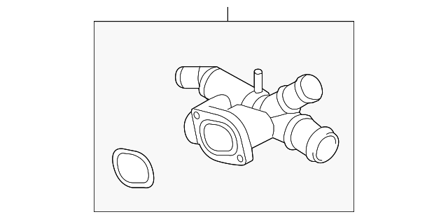 Engine Coolant Outlet Flange 03L-121-132-Q - View 10