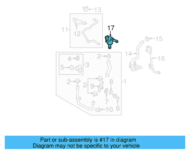 Engine Coolant Pipe 5N0-121-070-M - View 7
