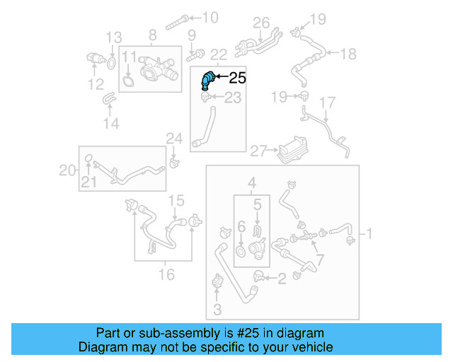 Hose & Tube Assembly Coupling 1K0-122-291-J - View 12