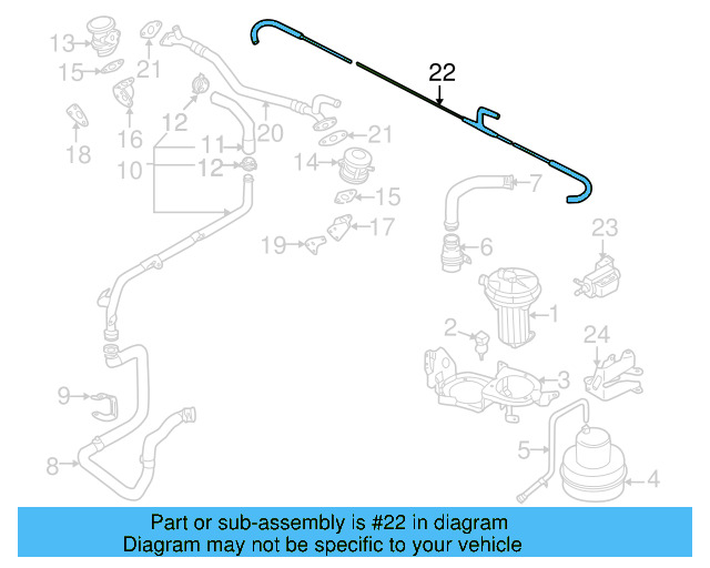 Vacuum Hose 3D0-129-482 - View 4