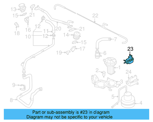 Vacuum Regulator 077-906-283-E - View 3