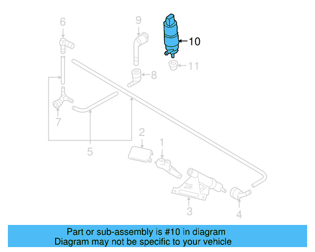 Washer Pump 3B7-955-681 - View 30