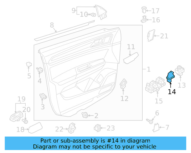 Lift Gate Switch 3CN-959-831-WHS - View 9