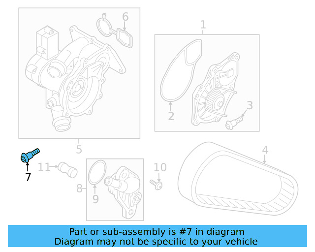 Water Pump Assembly Bolt WHT-004-972 - View 22