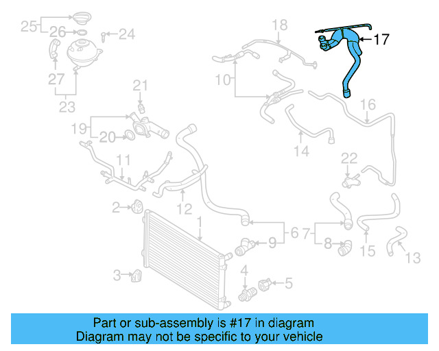 Water Pipe 06A-121-065-AK - View 26