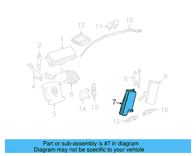 Side Impact Inflator Module 3D0-880-242-C - View 5