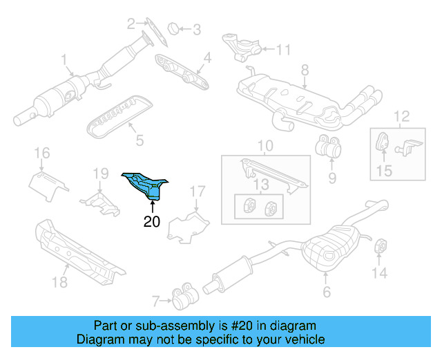 Heat Shield 5C5-825-721 - View 15