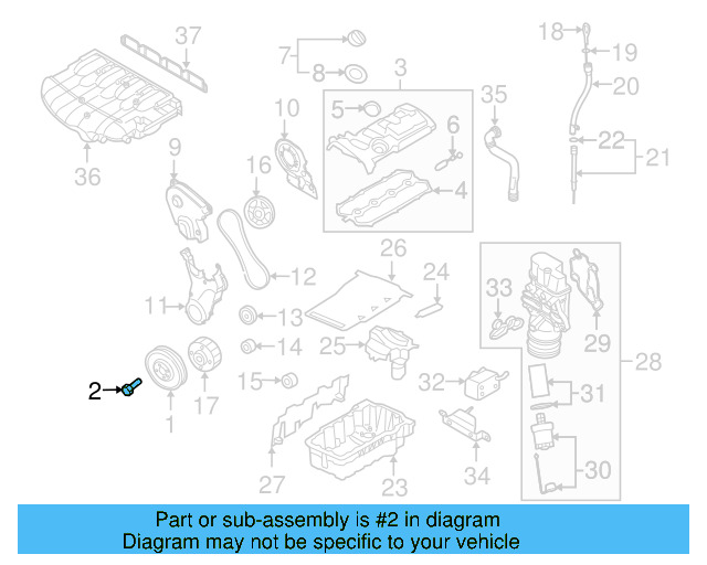 Vibration Damper Bolt N-911-439-01 - View 4